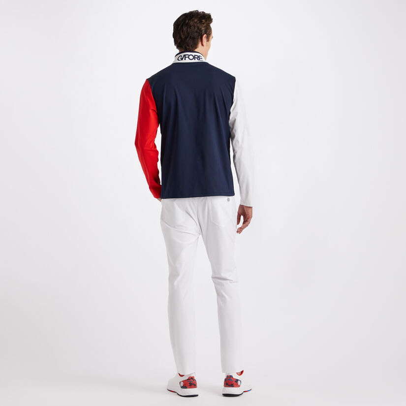DAYTONA COLOUR BLOCK TECH INTERLOCK SLIM FIT PULLOVER image number 5