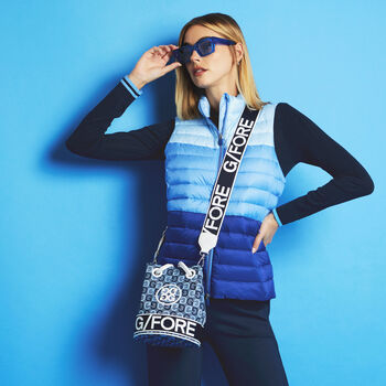COLOUR BLOCK LIGHTWEIGHT DOWN PUFFER VEST