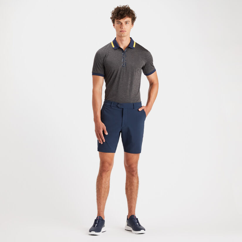G/FORE QUARTER ZIP RIB COLLAR TECH JERSEY SLIM FIT POLO image number 4