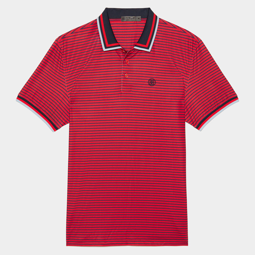 SKULL & T'S 3D TECH JERSEY SLIM FIT POLO image number 1