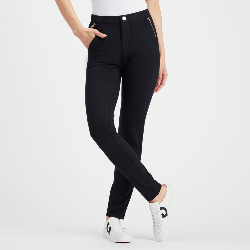 DOUBLE KNIT MOTO LEGGING image number 3