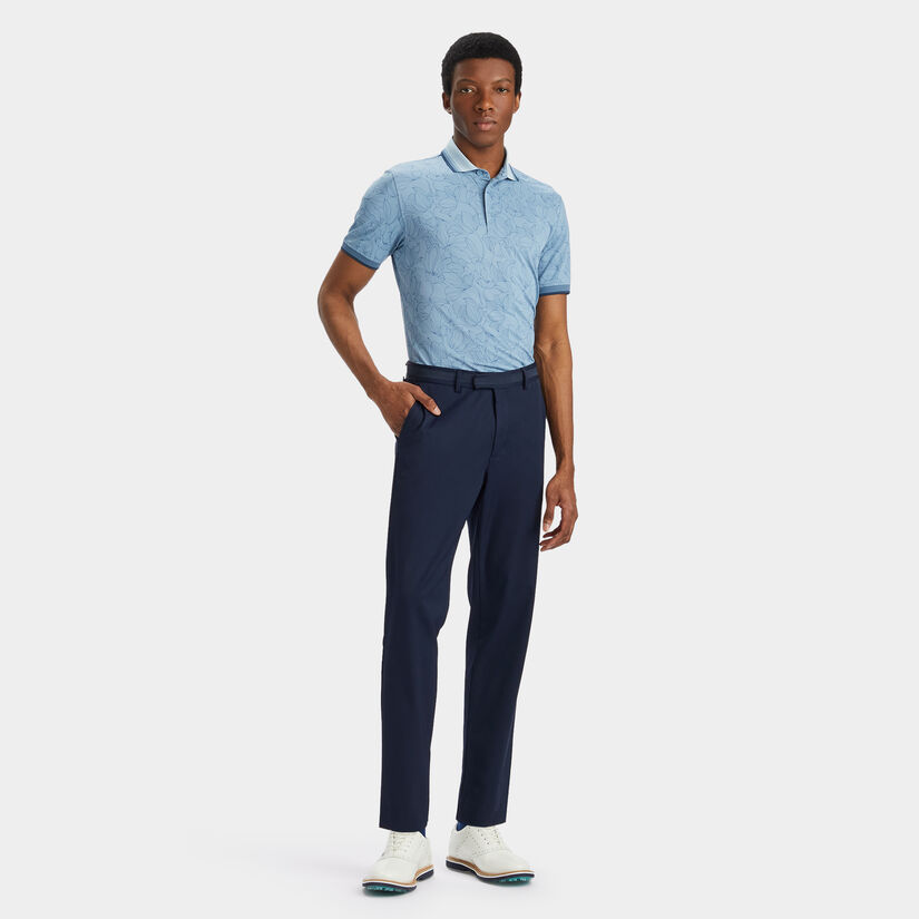 OUTLINE IRIS BANDED SLEEVE TECH PIQUÉ POLO image number 4
