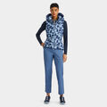 TONAL FLORAL NYLON PUFFER VEST image number 4