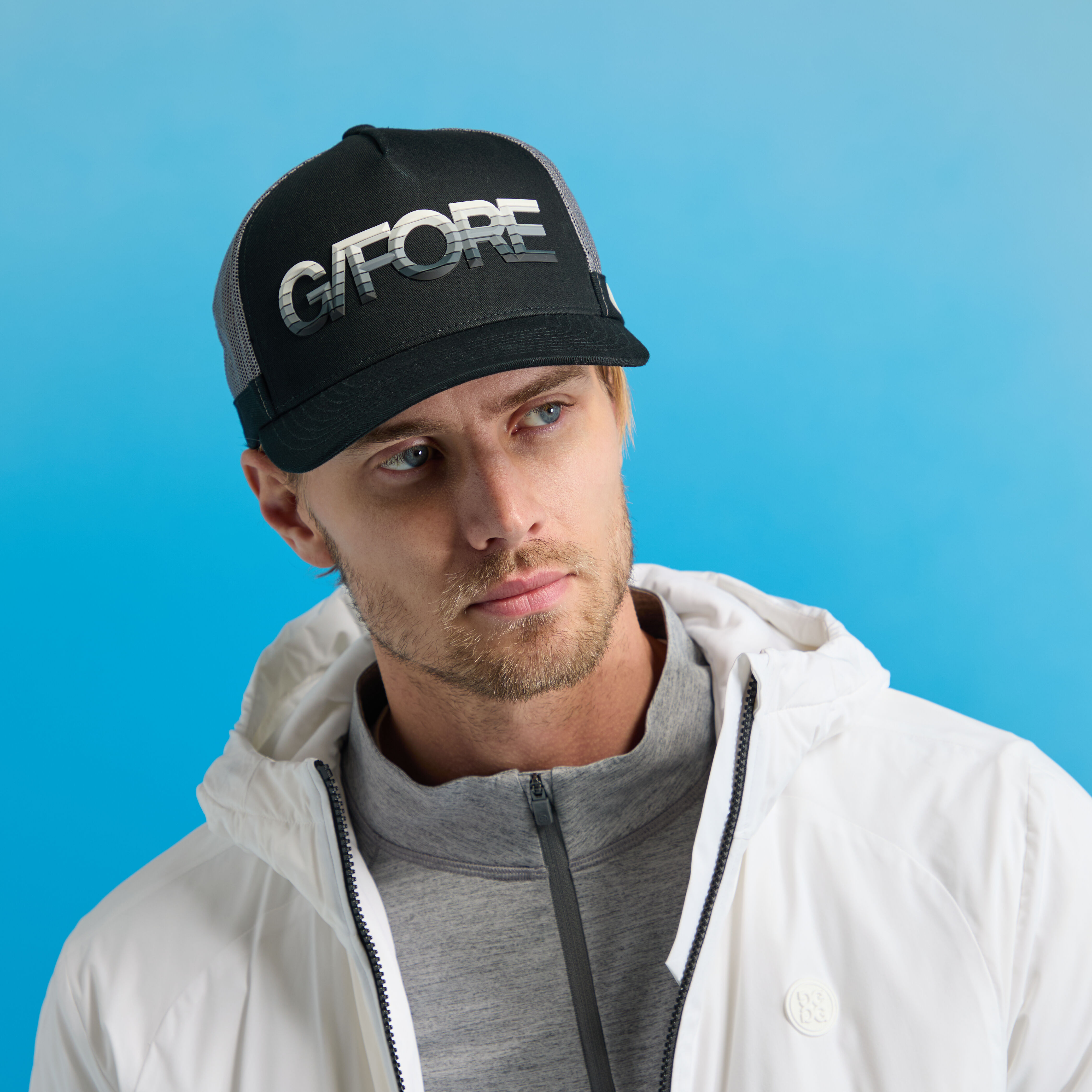 3D OMBRÉ G/FORE COTTON TWILL TRUCKER HAT |MEN'S HATS | G/FORE