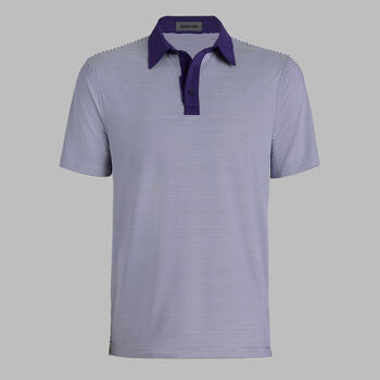 FEEDER STRIPE FINE TECH JERSEY POLO - Alternate Image 1