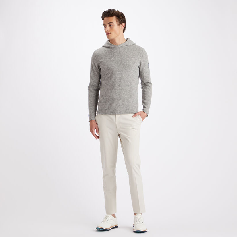 CASHMERE BLEND HOODED PULLOVER SWEATER image number 4