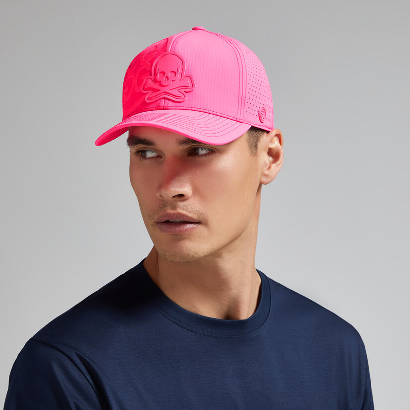 SKULL & TEES PERFORATED FEATHERWEIGHT TECH SNAPBACK HAT |MEN