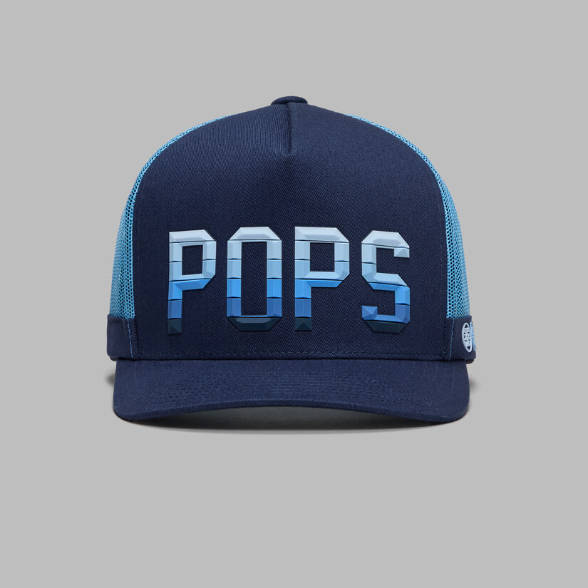 POPS GRADIENT TALL TRUCKER HAT image number 4