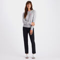 CIRCLE G'S RELAXED MERINO WOOL CREWNECK SWEATER image number 4