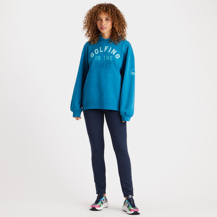 GOLFING UNISEX OVERSIZED FRENCH TERRY HOODIE image number 8