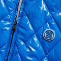 QUILTED COATED NYLON WOOL LINED SLIM FIT PUFFER VEST image number 7