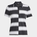 OFFSET GRADIENT STRIPE TECH POLO image number 1