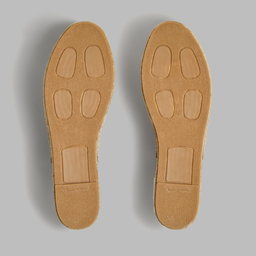 WOMEN'S METAL TEES PONY HAIR ESPADRILLE image number 4