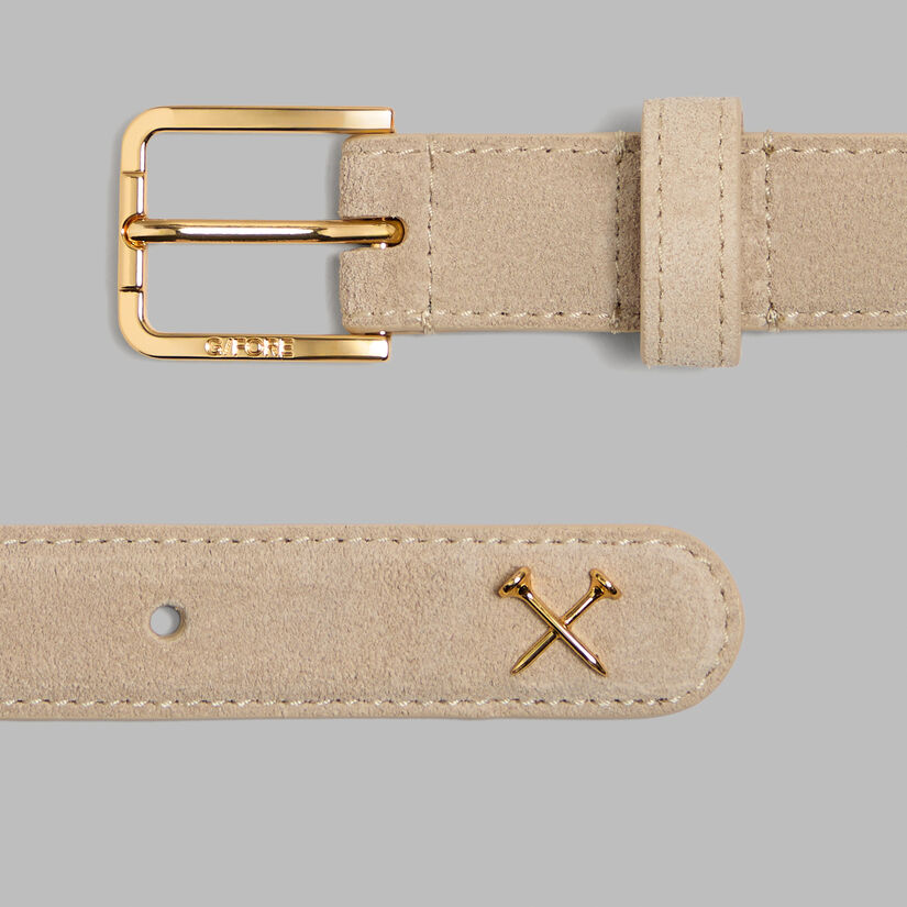 WOMEN'S METAL TEES SUEDE BELT image number 2