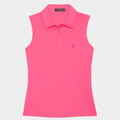 SLEEVELESS TECH PIQUÉ POLO image number 1