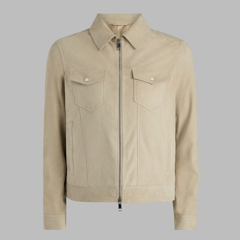 SUEDE TRUCKER JACKET image number 1