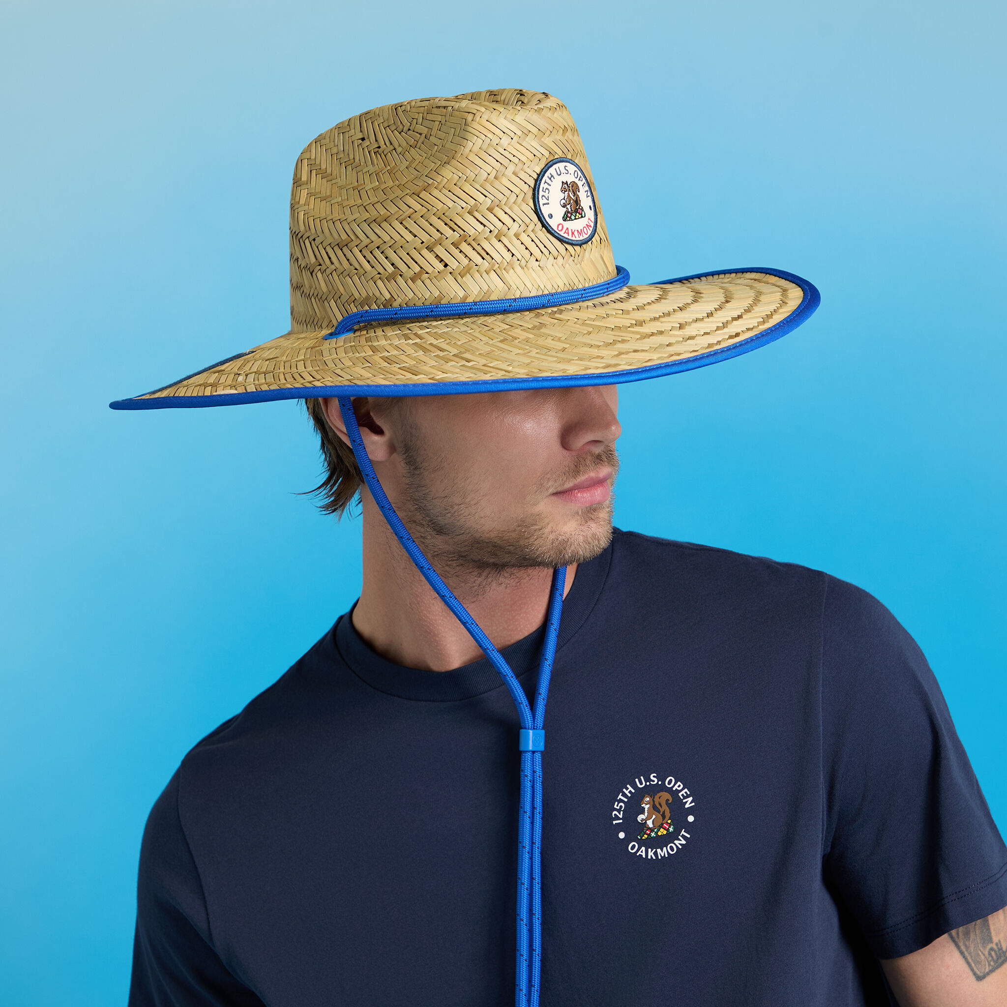 2025 U.S. OPEN SQUIRREL STRAW HAT | ACCESSORIES FOR MEN AND