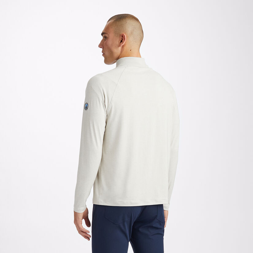 MÉLANGE LUXE QUARTER ZIP MID LAYER image number 4