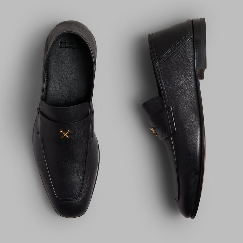 MEN'S METAL TEES LEATHER FLEX LOAFER image number 1