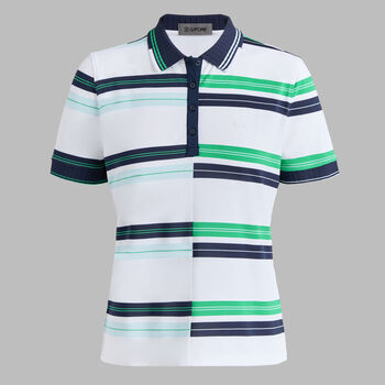 ENGINEERED STRIPE TECH PIQU&Eacute; POLO