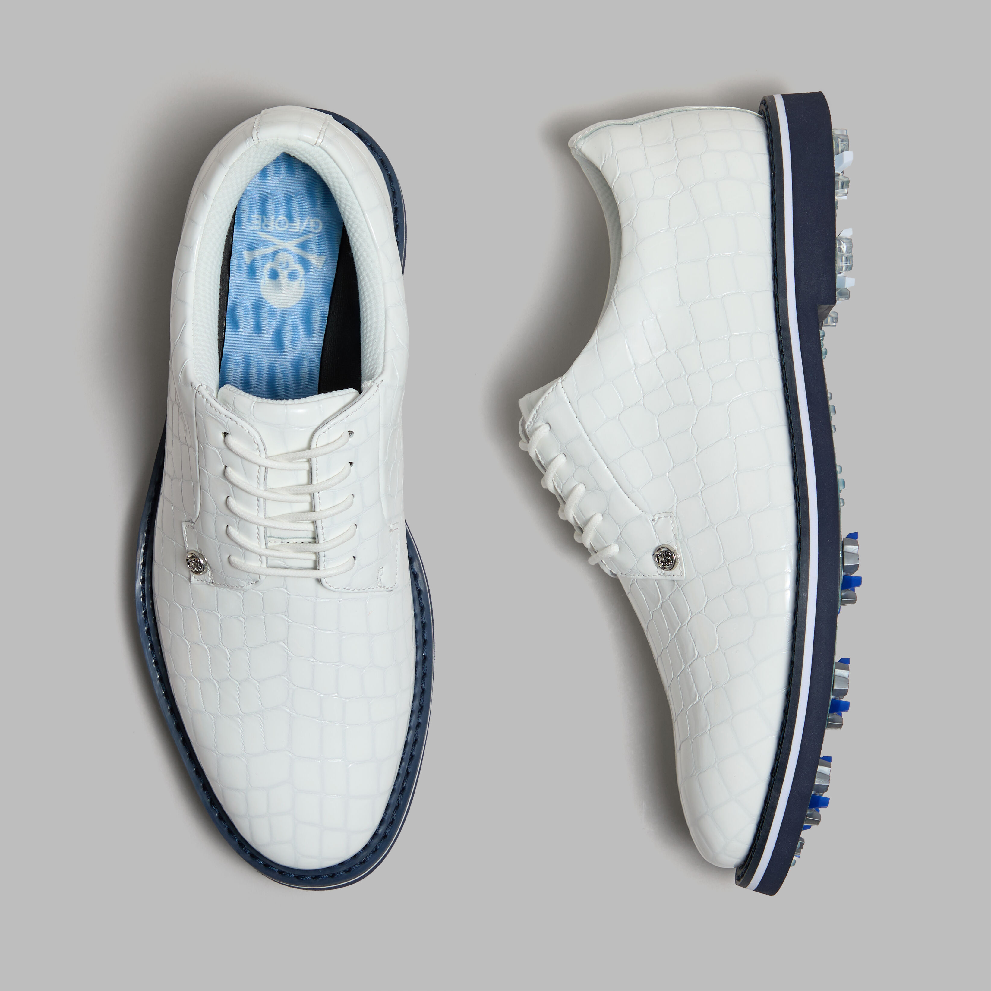 MEN'S LTD RELEASE GALLIVANTER G/LOCK CROC-EMBOSSED LEATHER DERBY
