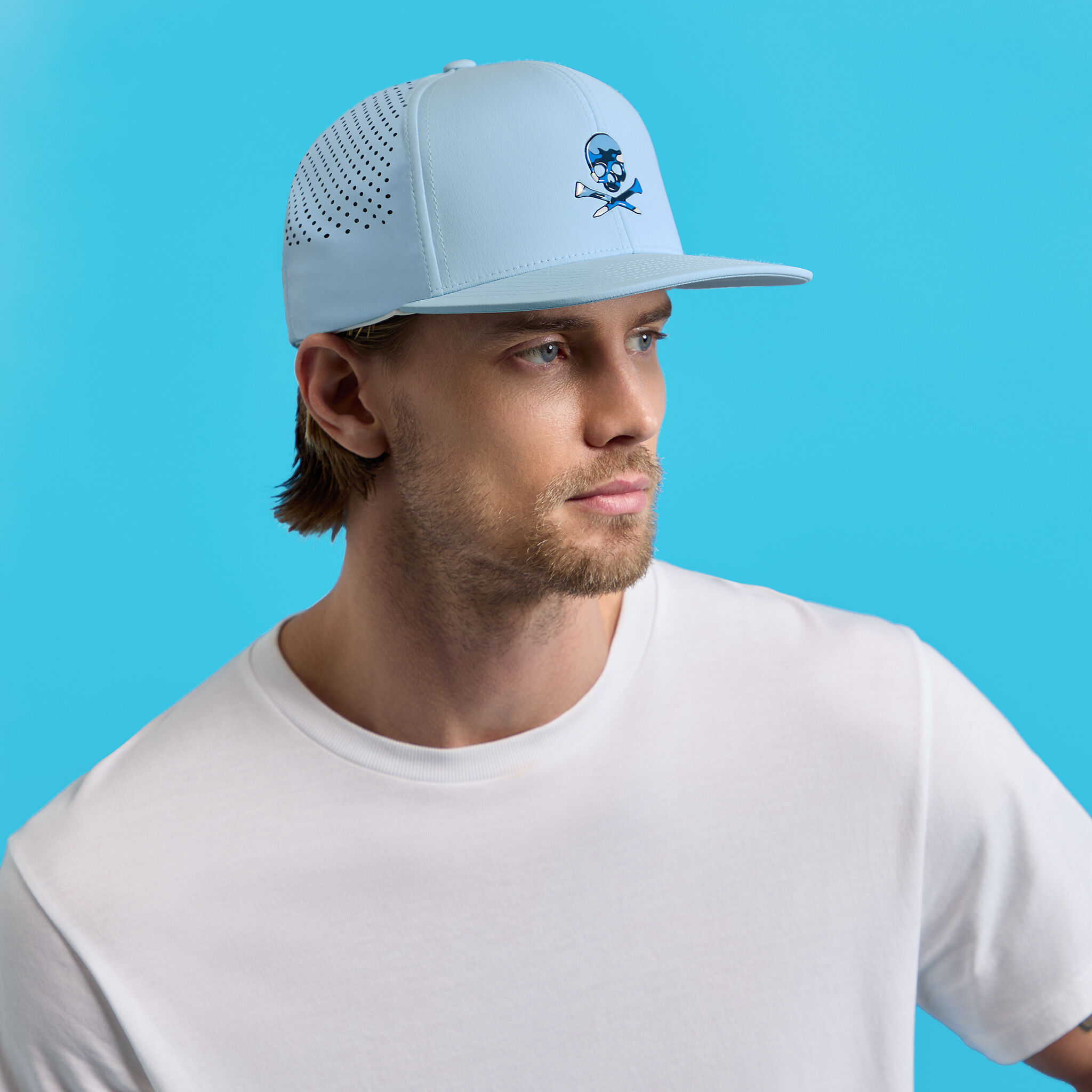 SKULL & TEES PERFORATED DELTA HAT | MEN'S HATS | G/FORE