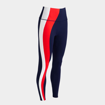 SOFT TECH OPS TRI STRIPE HIGH RISE 7/8 LEGGING