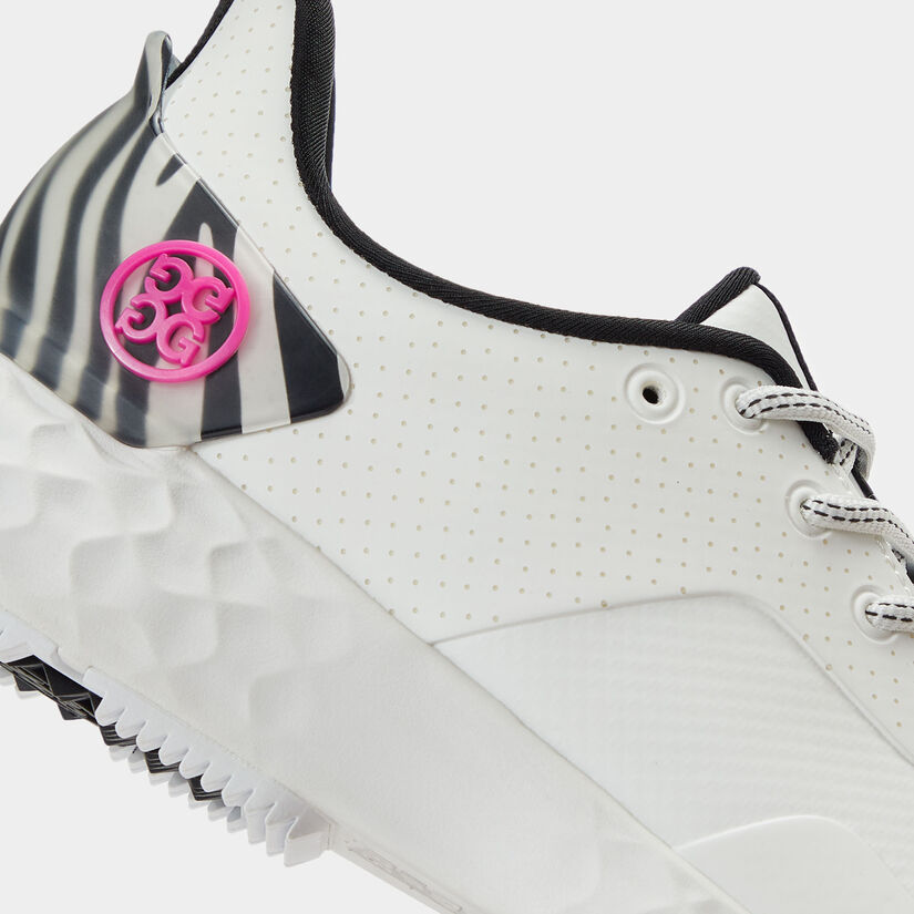 WOMEN'S MG4+ PERFORATED T.P.U. ZEBRA ACCENT GOLF SHOE image number 5