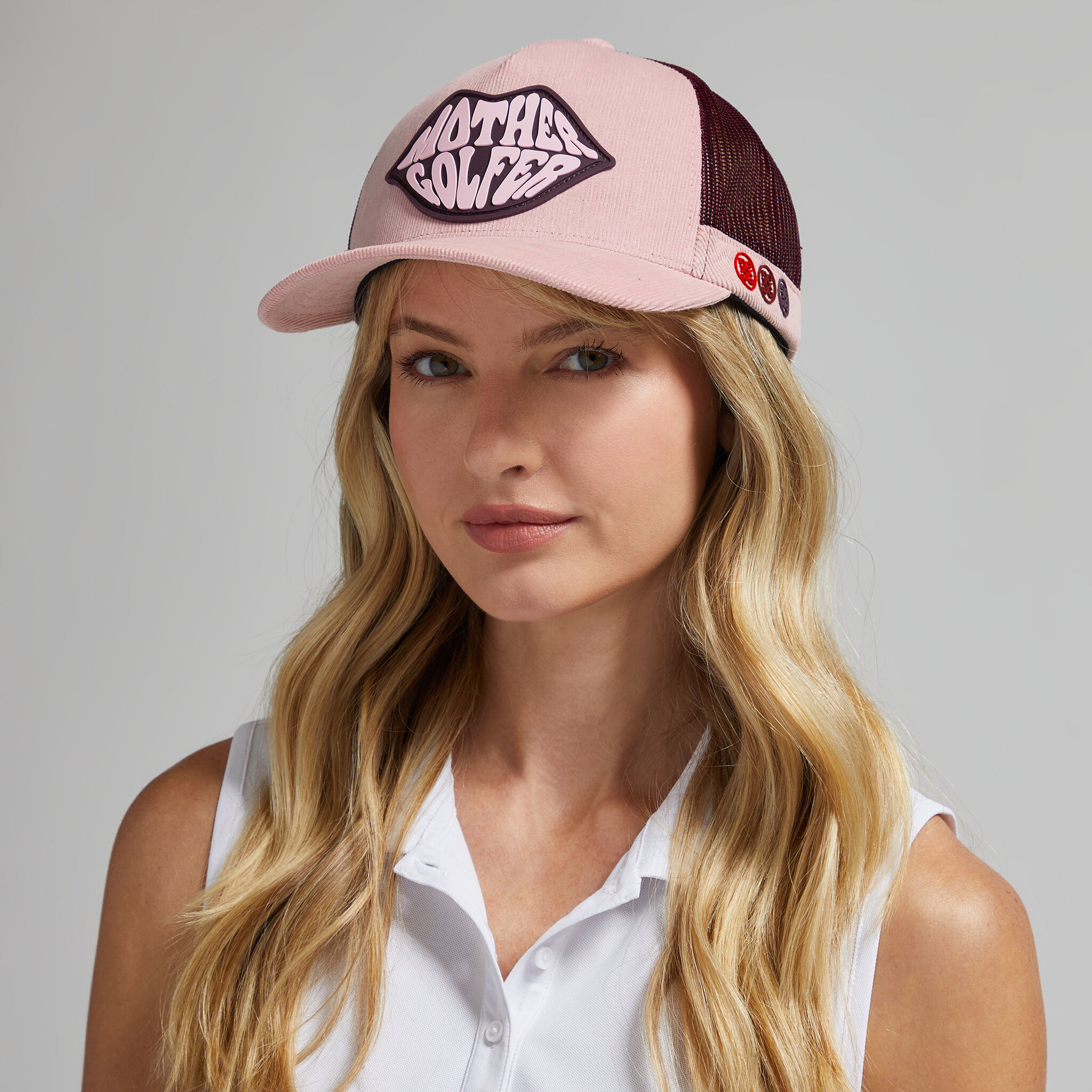 Golf trucker hats sales