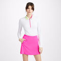 LIMITED EDITION MOTHER GOLFER SILKY TECH NYLON QUARTER ZIP POLO image number 3