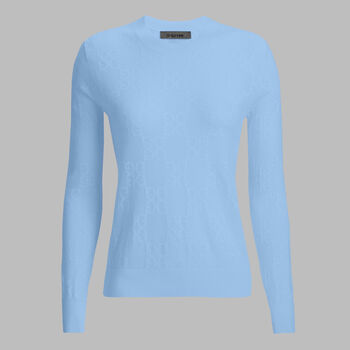 POINTELLE G CREWNECK SWEATER