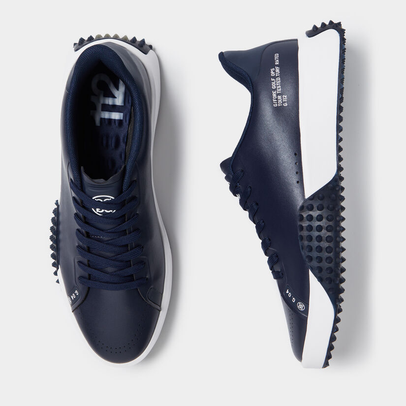 MEN'S G.112 P.U. LEATHER GOLF SHOE image number 2