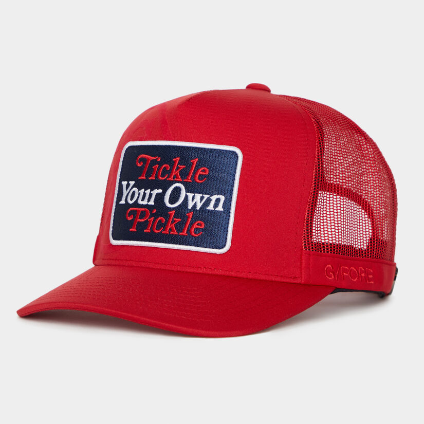 TICKLE YOUR OWN PICKLE TRUCKER HAT image number 1