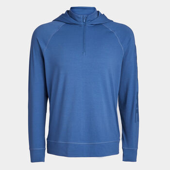 HOODED LUXE QUARTER ZIP MID LAYER