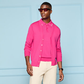 LTD RELEASE MERINO WOOL KNIT CARDIGAN - Alternate Image 1