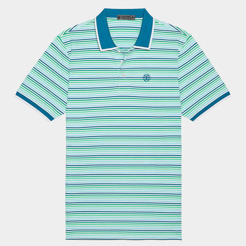 CINQUE TERRE RIB COLLAR TECH PIQUÉ SLIM FIT POLO image number 1