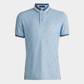 MINI STARS BANDED SLEEVE TECH PIQUÉ POLO