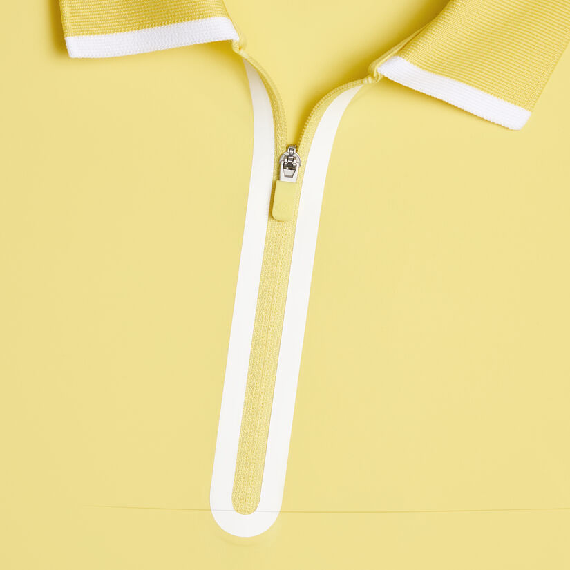 SILKY TECH NYLON LONG SLEEVE ZIP POLO image number 5