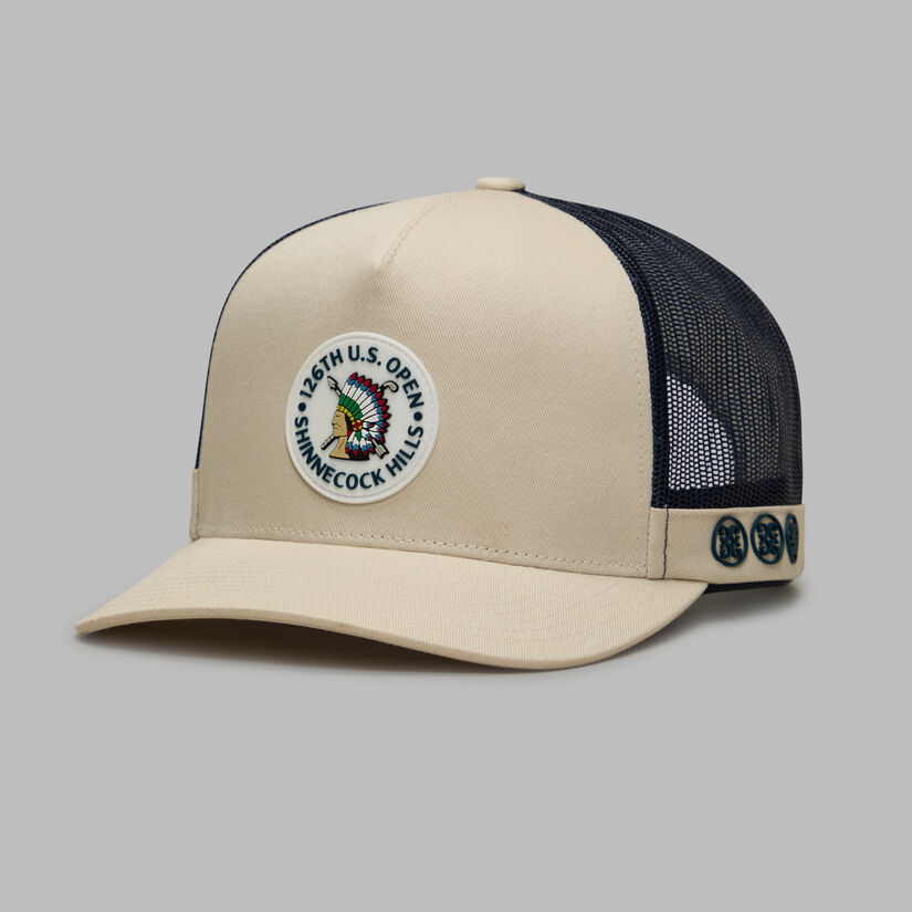 2026 U.S. OPEN OFFICIAL LOGO PATCH TRUCKER HAT image number 1