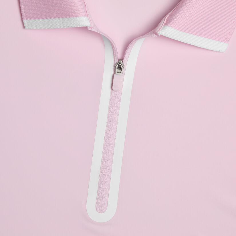 SILKY TECH NYLON LONG SLEEVE ZIP POLO image number 5