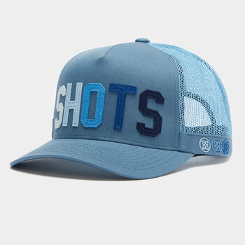 SHOTS COTTON TWILL TRUCKER HAT