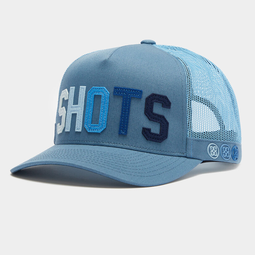 SHOTS COTTON TWILL TRUCKER HAT image number 1