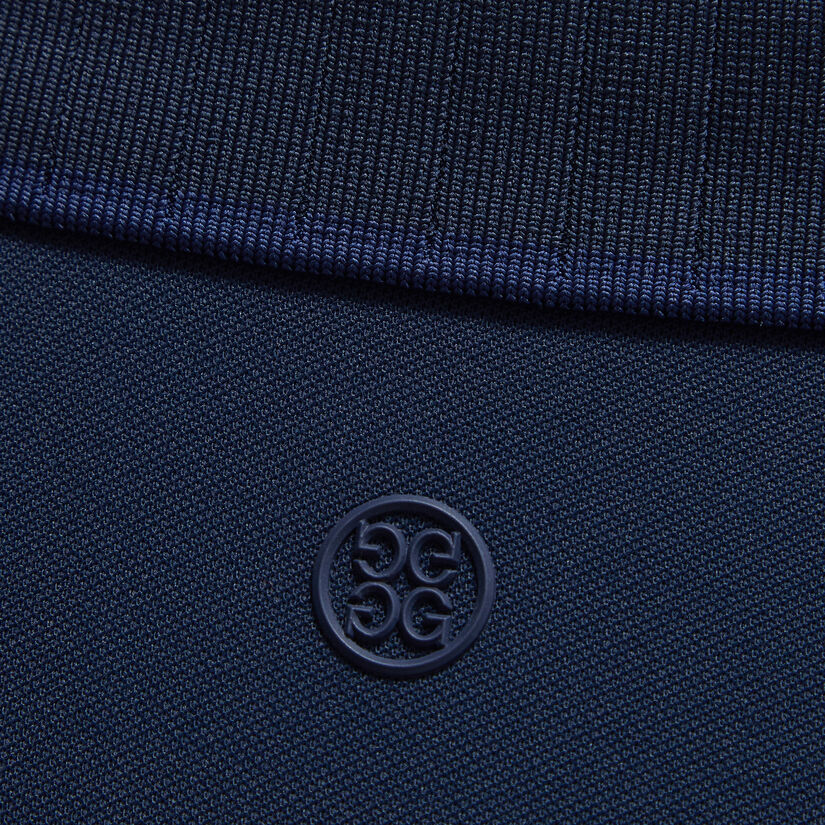 PLEATED COLLAR TECH PIQUÉ SLEEVELESS POLO image number 7