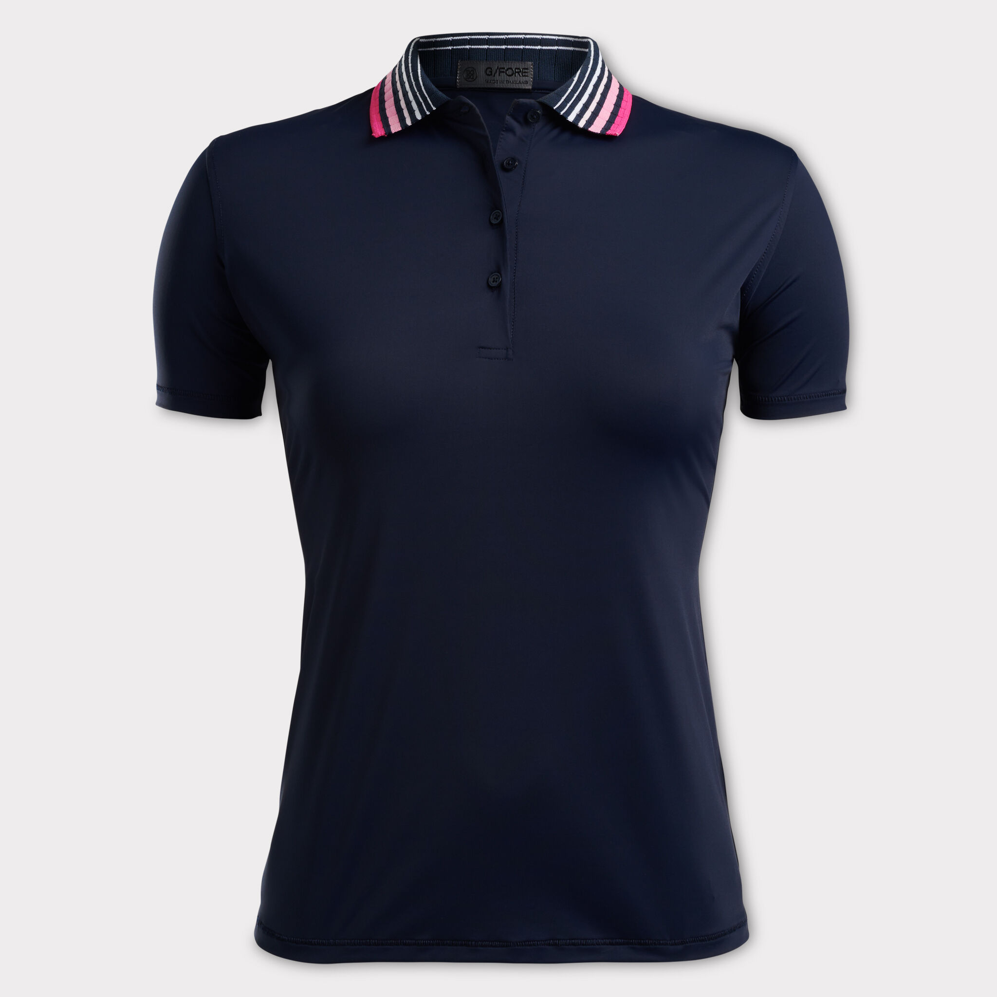 WOMEN'S PLEATED COLLAR SILKY TECH NYLON POLO – G/FORE