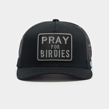 PRAY FOR BIRDIES COTTON TWILL TRUCKER HAT