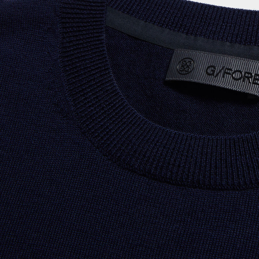 MERINO WOOL EASY CARE SHORT SLEEVE SWEATER image number 6