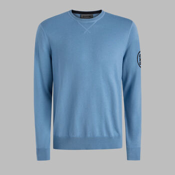 CIRCLE G'S MERINO WOOL CREWNECK SWEATER - Alternate Image 1