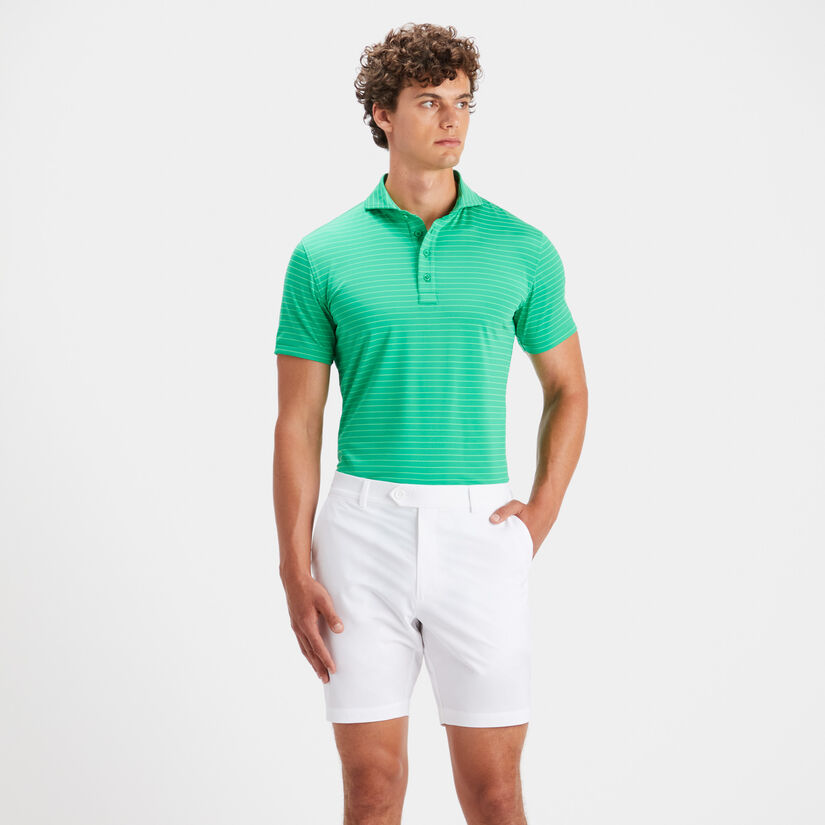 CLUB STRIPE TECH JERSEY SLIM FIT POLO image number 3