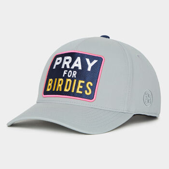 PRAY FOR BIRDIES STRETCH TWILL SNAPBACK HAT