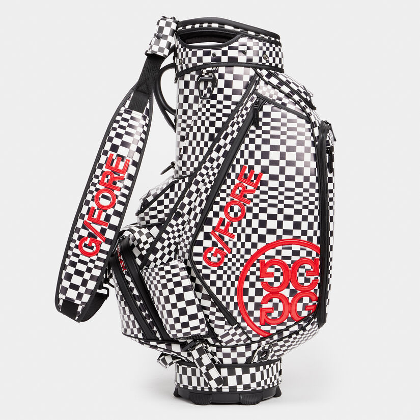 DISTORTED CHECK TOUR STAFF GOLF BAG image number 4